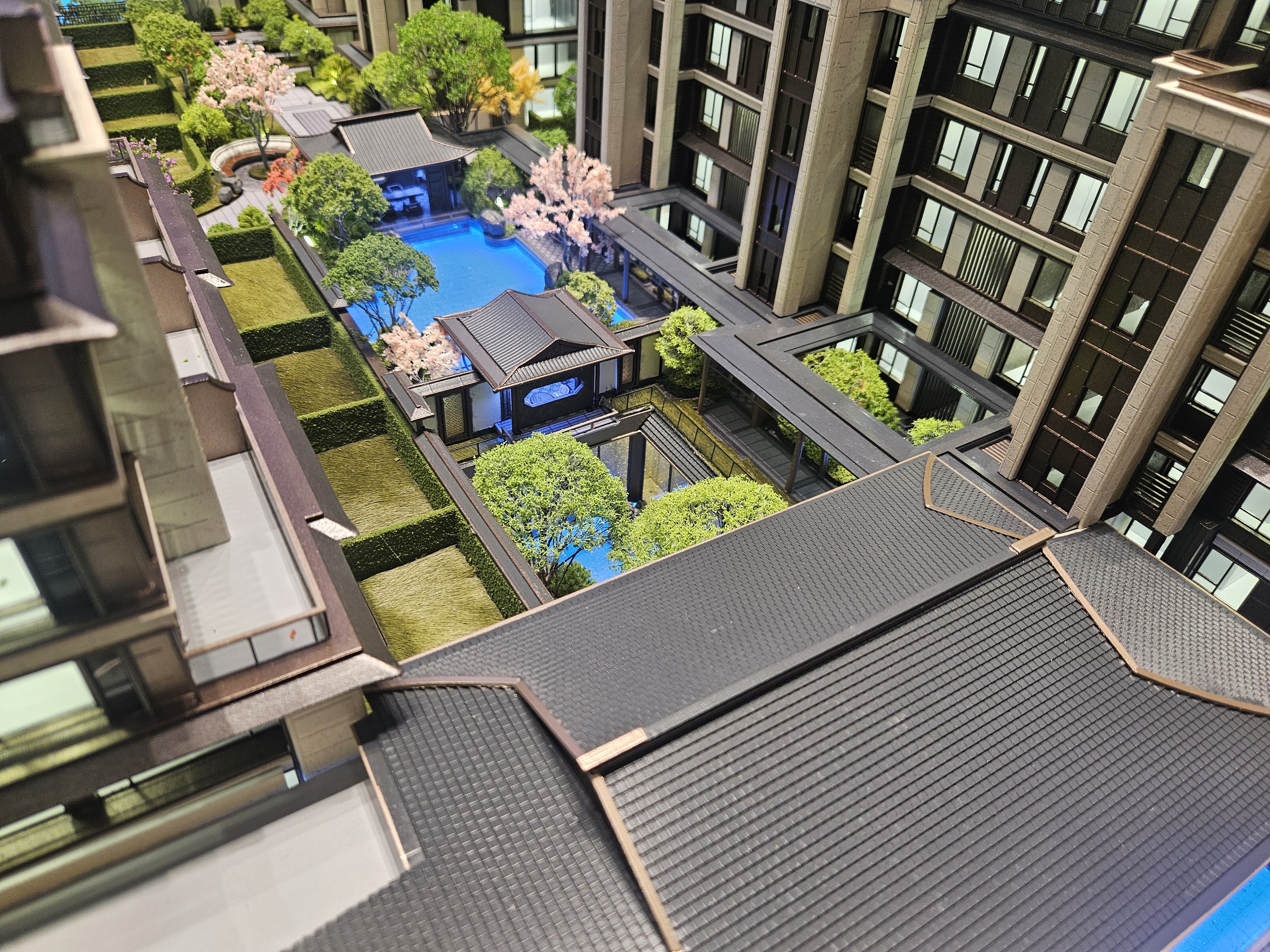 建发云湖玥售楼处沙盘模型