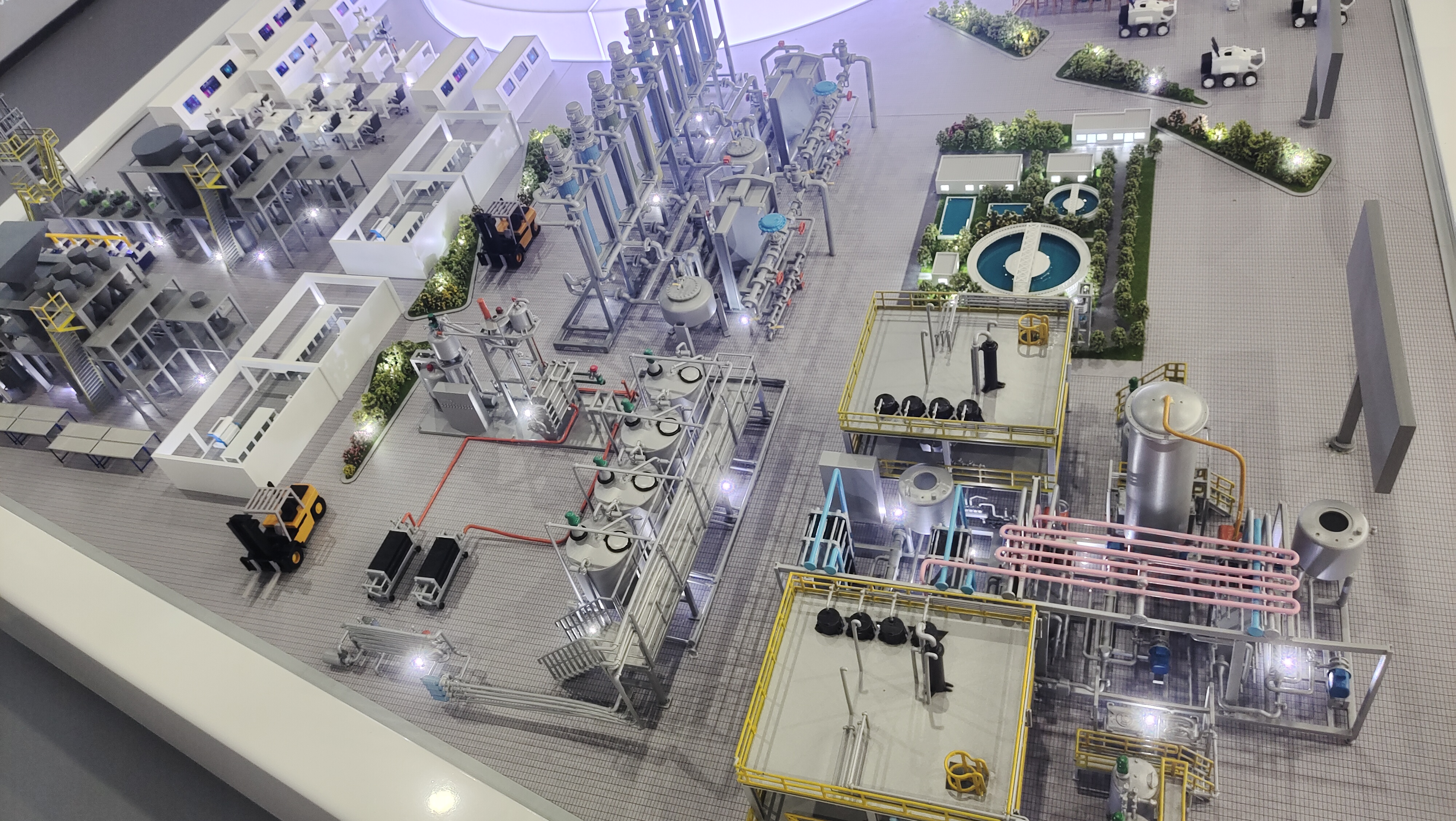 汽车能源动力沙盘模型