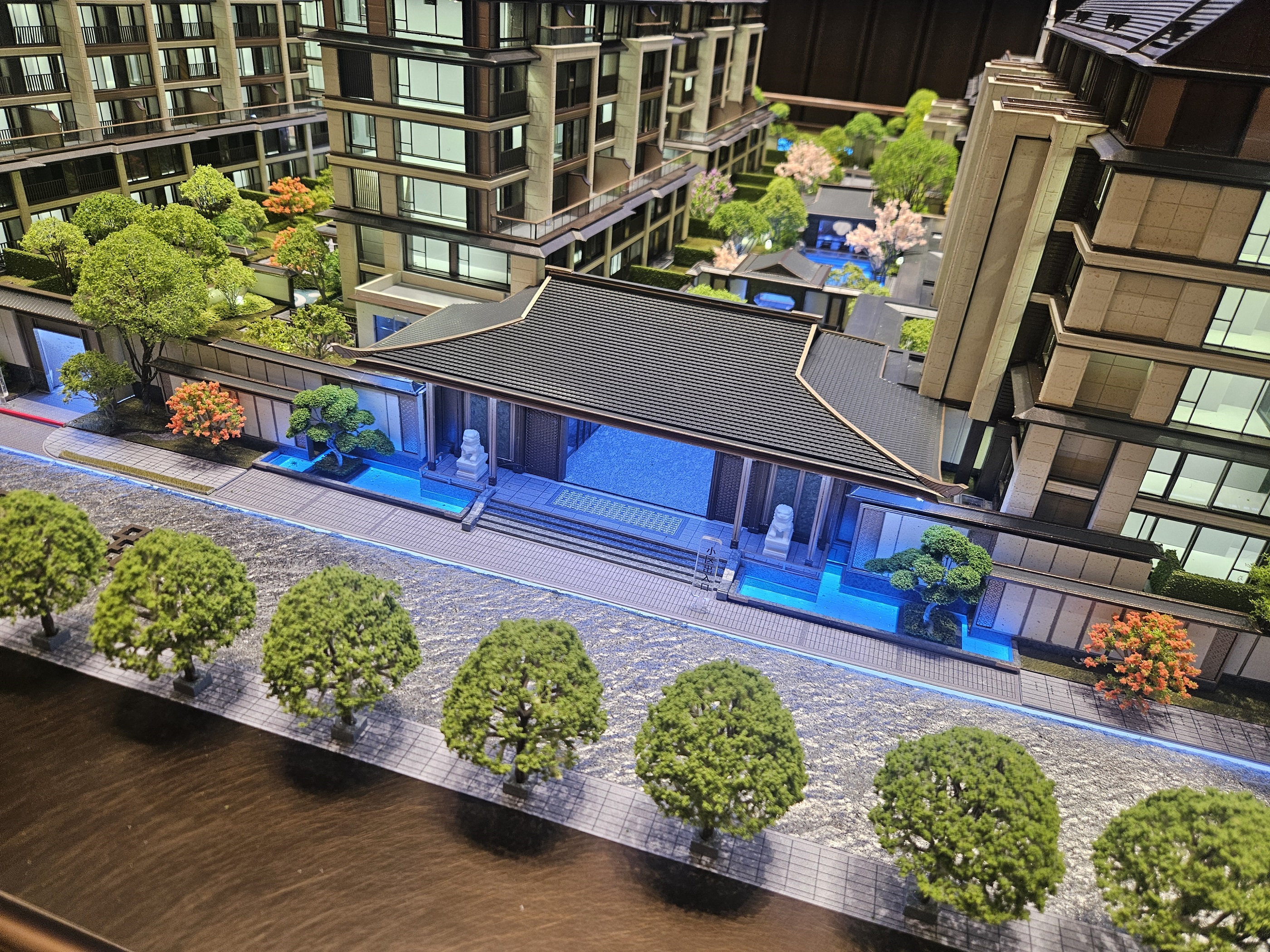 建发云湖玥沙盘模型
