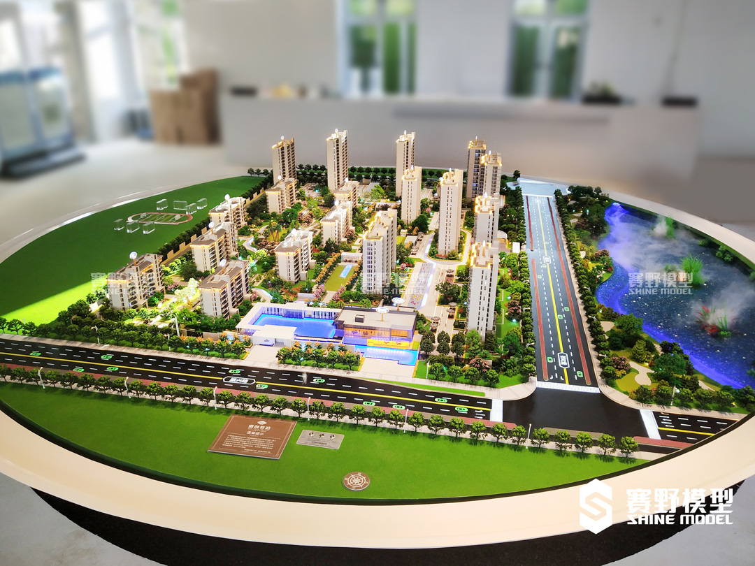 赛野模型公司|房地产建筑沙盘模型景观绿化设计的注意事项