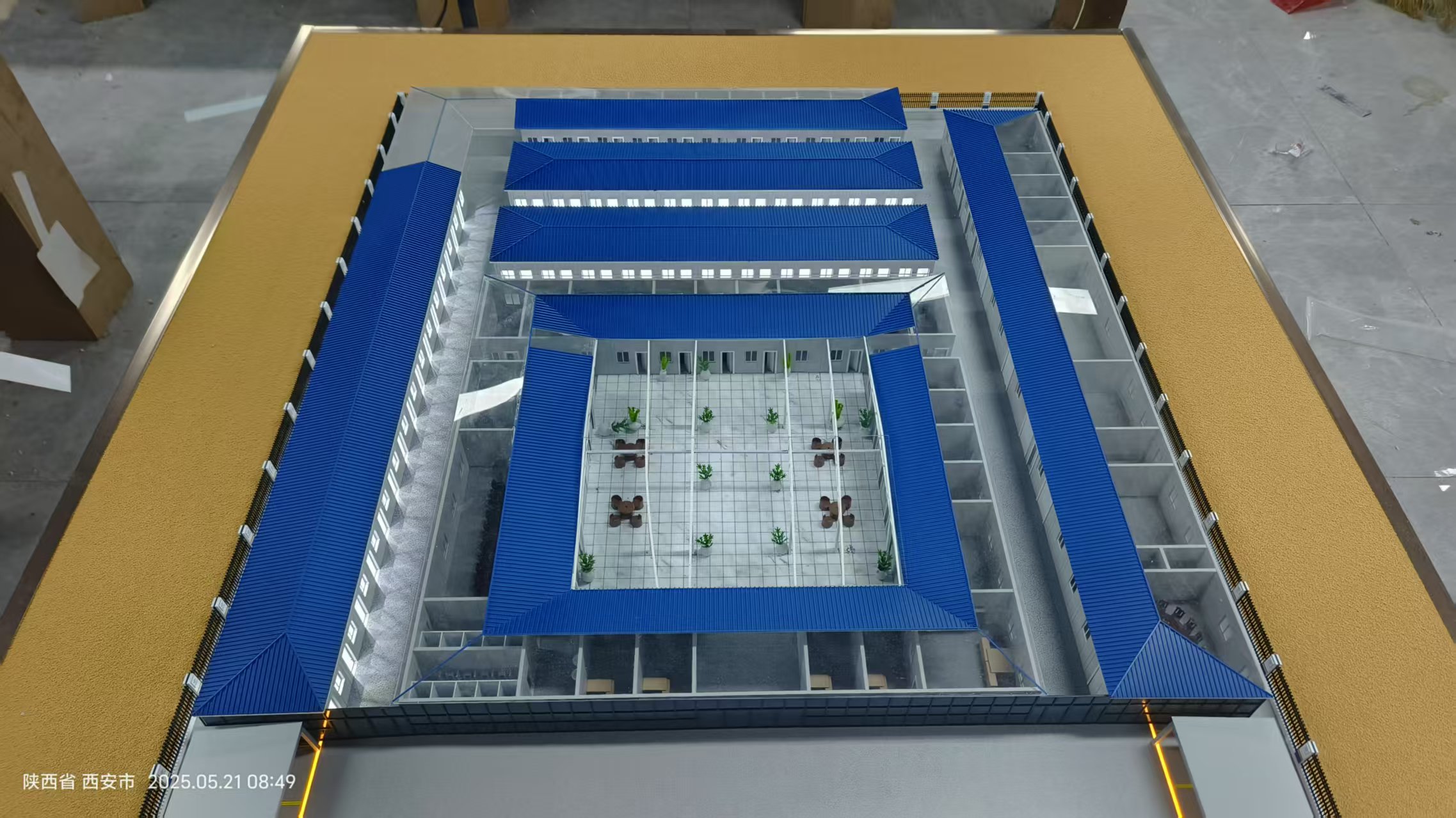 建设工地沙盘模型