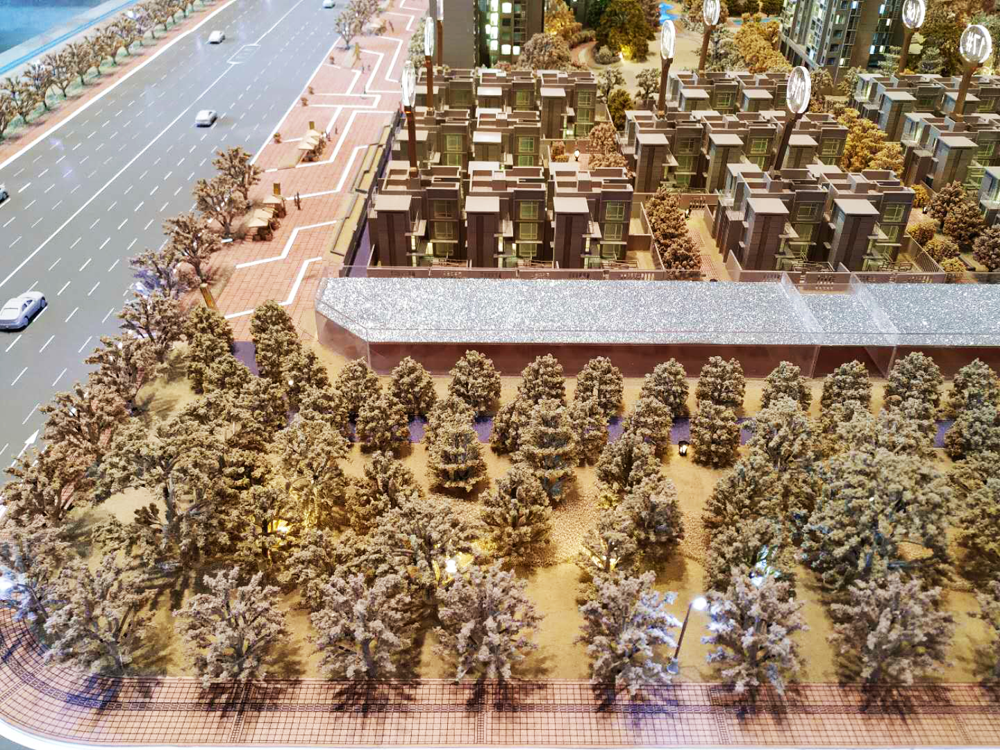 保利天汇地产沙盘