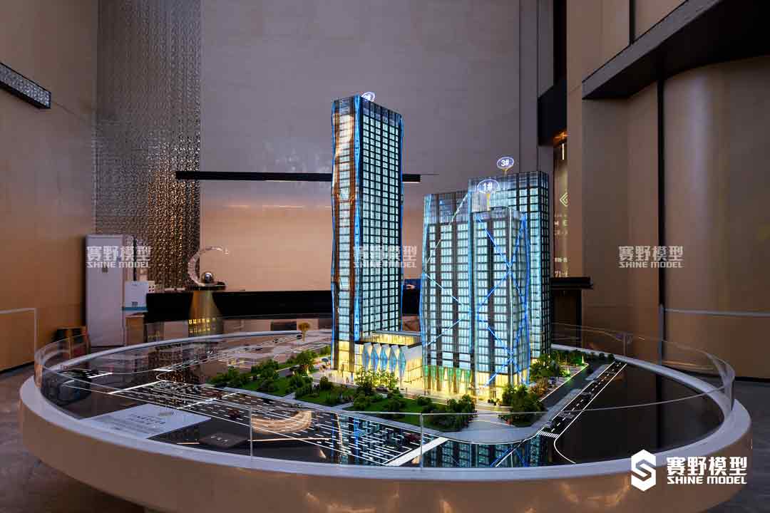 赛野模型公司|建筑沙盘模型常见的配景
