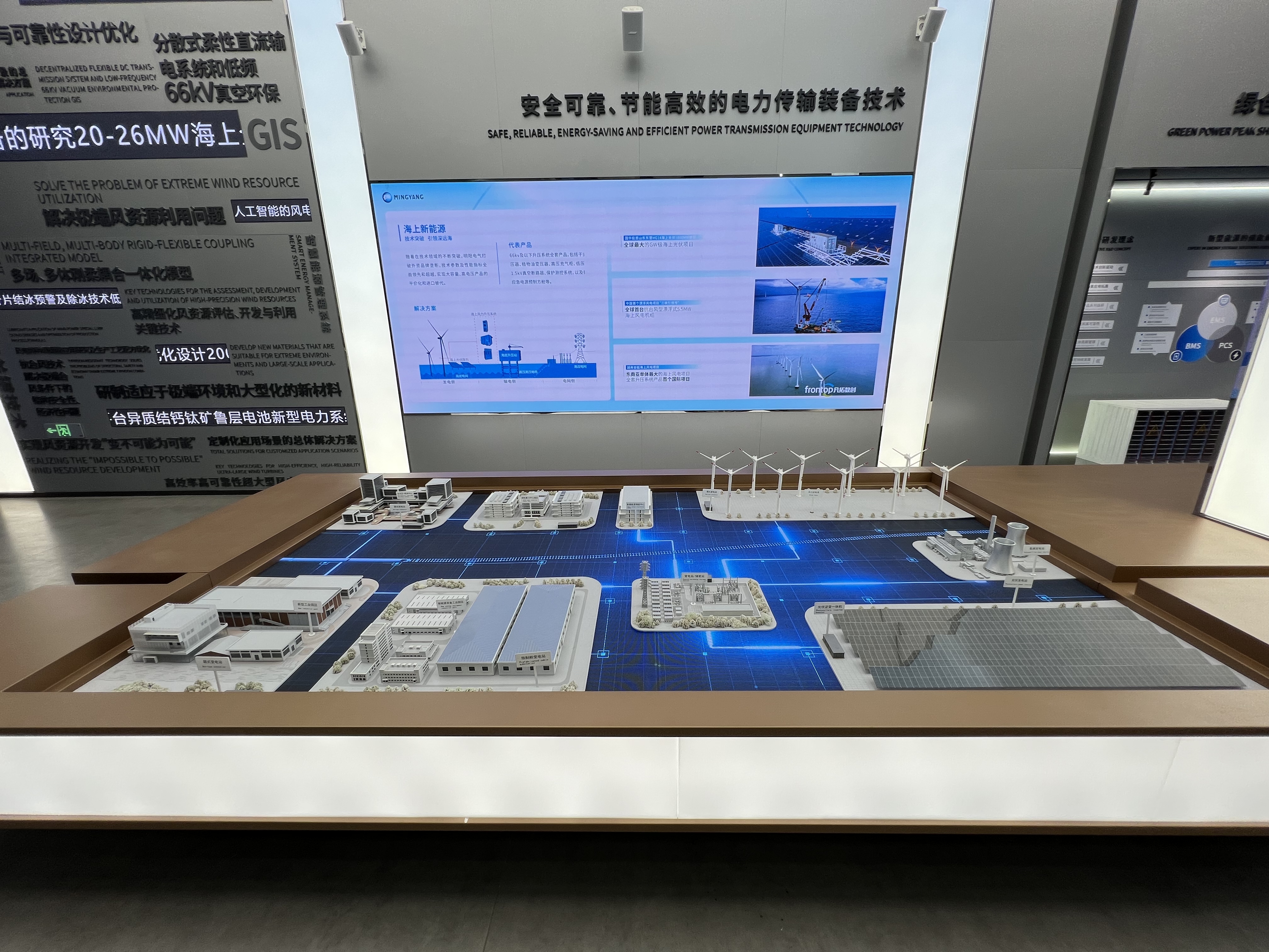 智慧电力能源模型制作