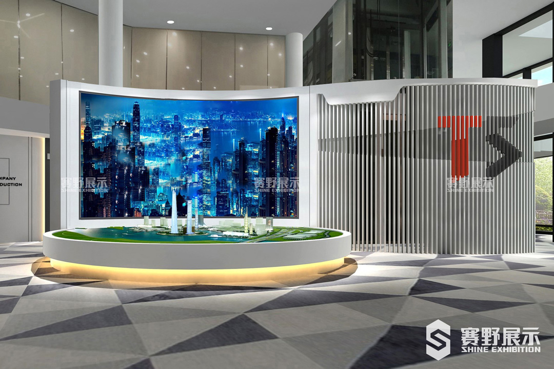 赛野展示|企业展厅设计多种文化以及元素的融合