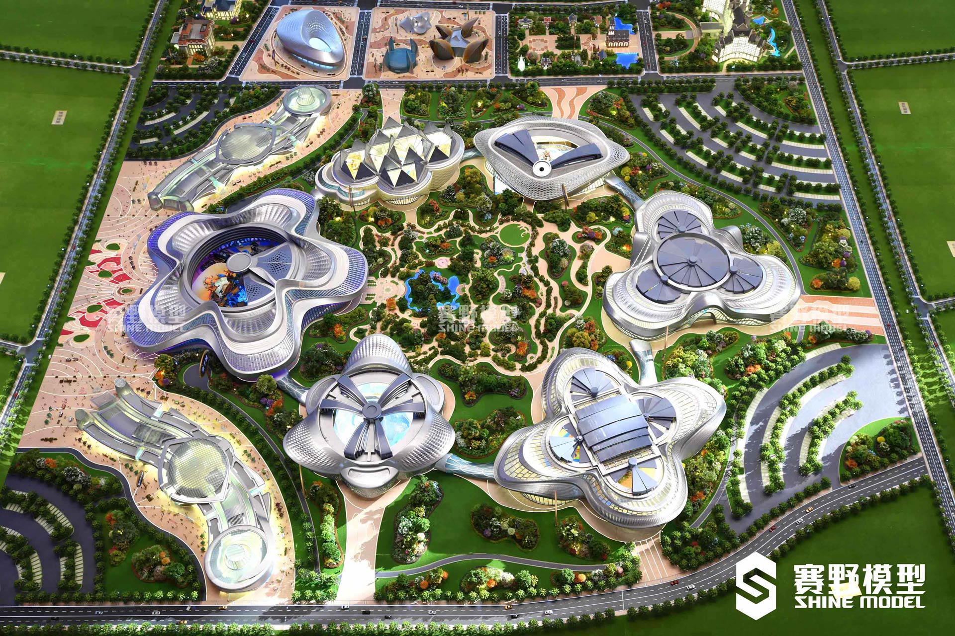 吉林恒大水世界沙盘模型